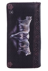 NemesisNow Gothic wallets and purses - Soul Bond Wolf Embossed Purse Anne Stokes