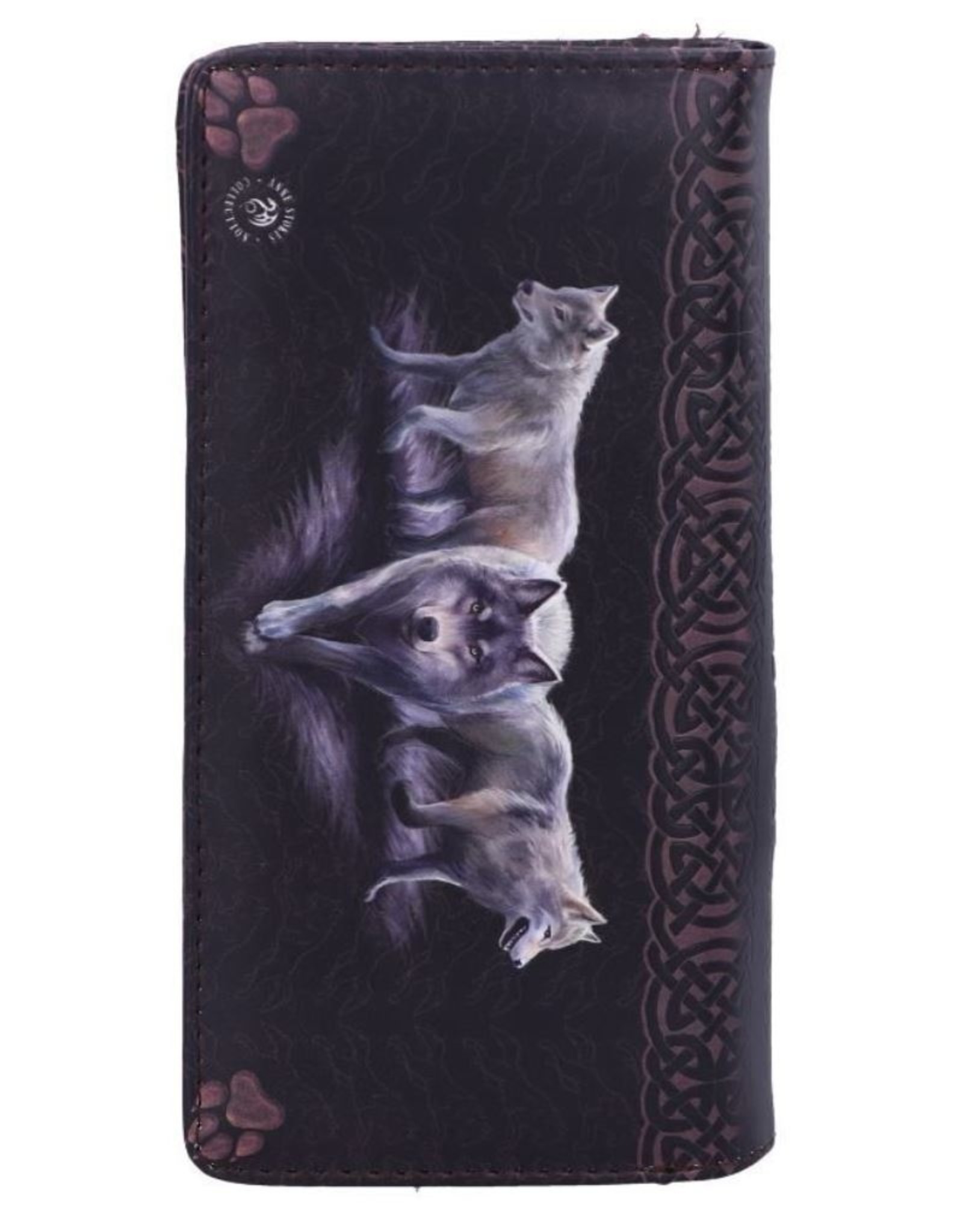 NemesisNow Gothic wallets and purses - Soul Bond Wolf Embossed Purse Anne Stokes