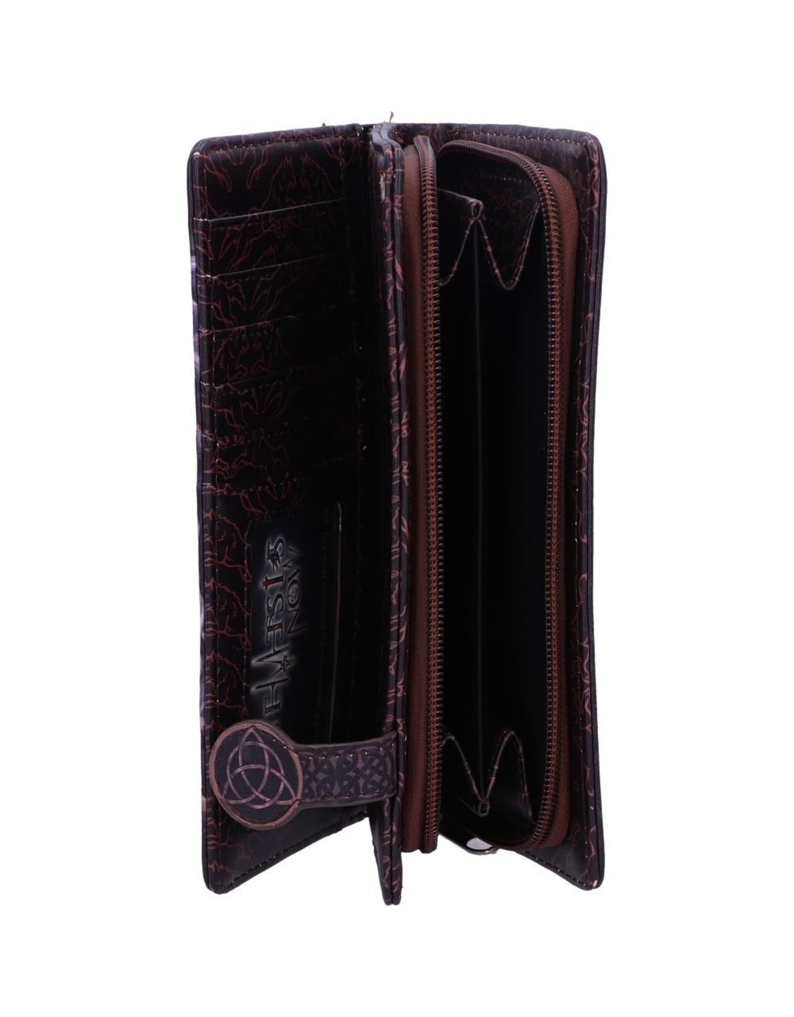 NemesisNow Gothic wallets and purses - Soul Bond Wolf Embossed Purse Anne Stokes