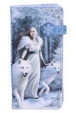 NemesisNow Gothic wallets and purses - Winter Guardians Wolf Embossed Purse Anne Stokes