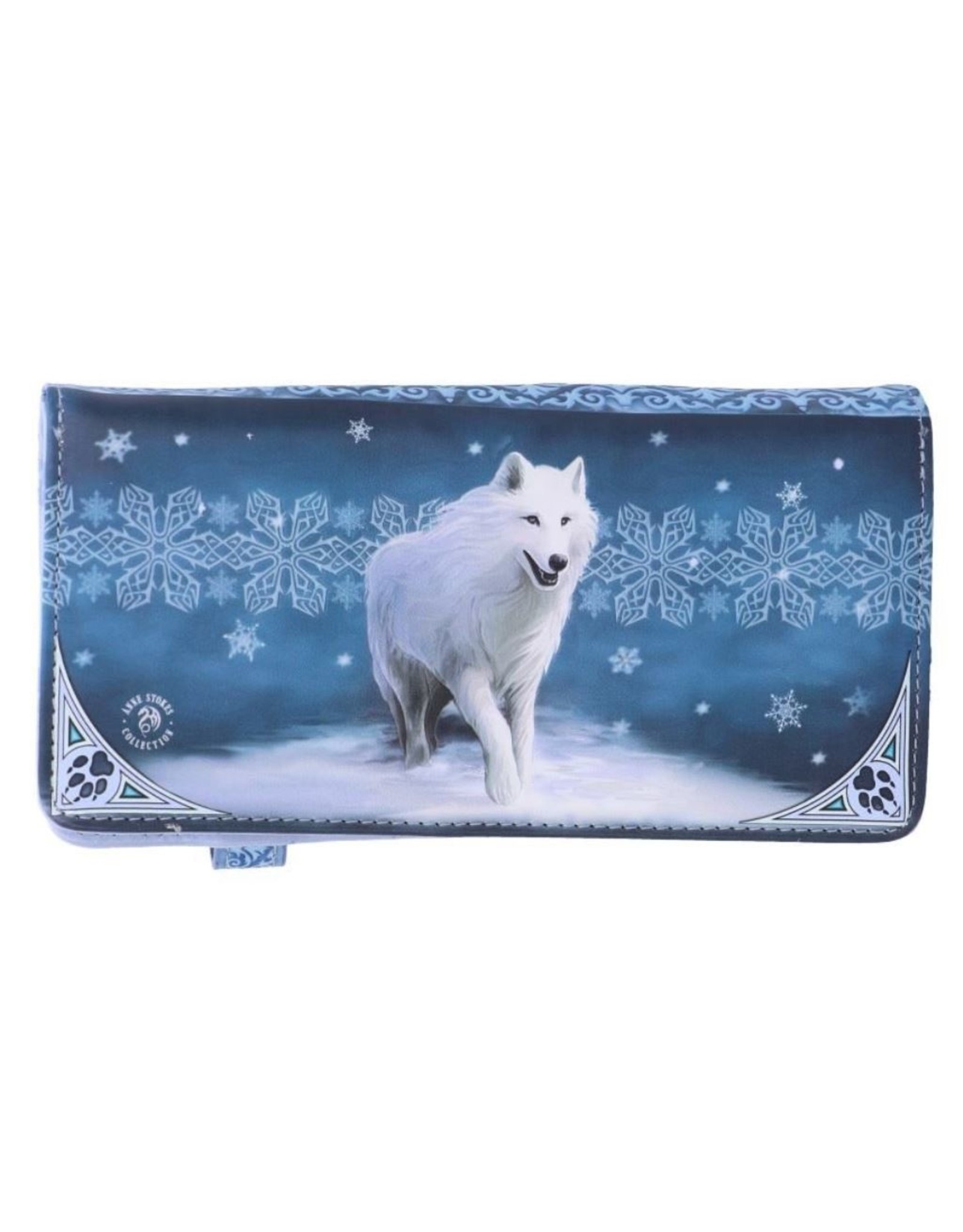 NemesisNow Gothic wallets and purses - Winter Guardians Wolf Embossed Purse Anne Stokes