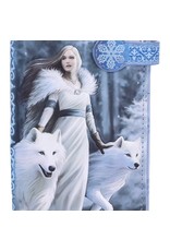 NemesisNow Gothic portemonnees - Winter Guardians Wolf reliëf Portemonnee Anne Stokes