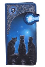 NemesisNow Gothic wallets and purses - Wish Upon a Star Embossed Purse Cats Lisa Parker