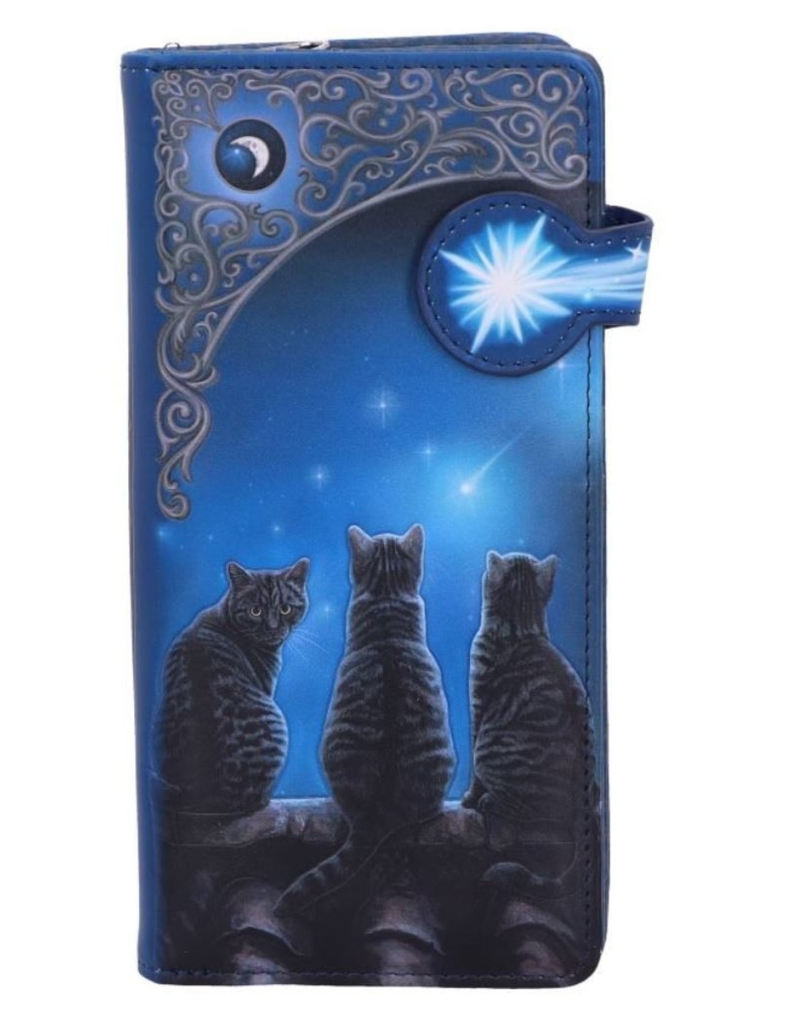 NemesisNow Gothic wallets and purses - Wish Upon a Star Embossed Purse Cats Lisa Parker