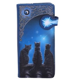 NemesisNow Wish Upon a Star Embossed Purse Cats Lisa Parker