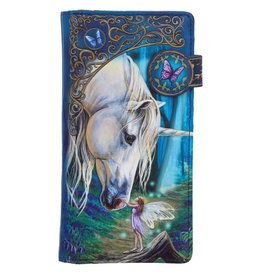 NemesisNow Lisa Parker Fairy Whispers Embossed Purse Unicorn and Fairy