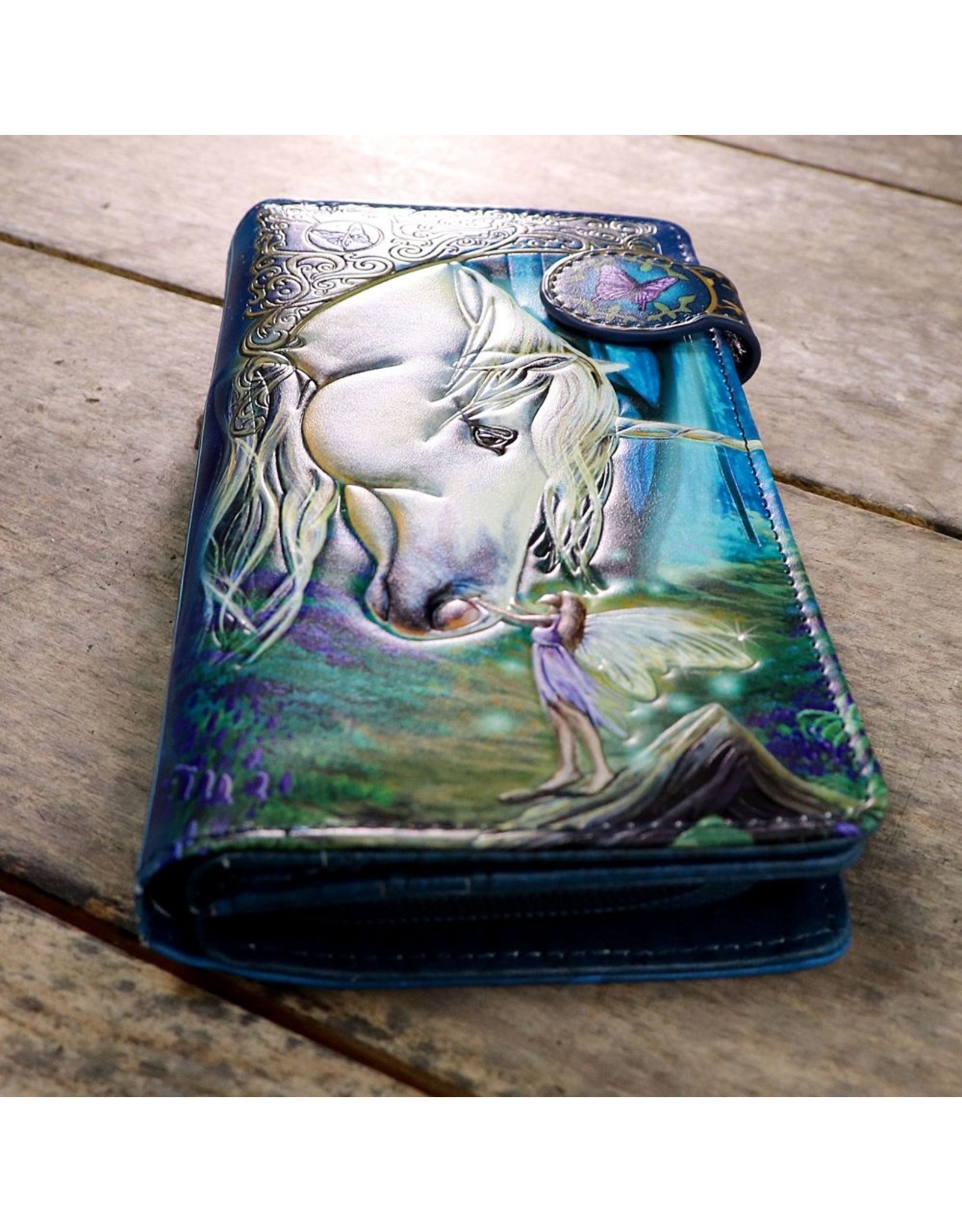 NemesisNow Gothic portemonnees - Lisa Parker Fairy Whispers reliëf portemonnee Unicorn en Fee