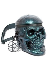 Killstar Gothic bags Steampunk bags - Killstar skull bag Grave Digger Green Oil Slick