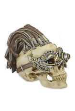 Trukado Skulls - Stempunk  Masked Skull with Dreads large