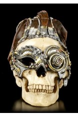 Trukado Skulls - Stempunk  Masked Skull with Dreads large