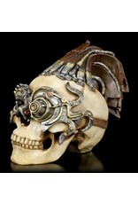 Trukado Skulls - Stempunk  Masked Skull with Dreads large