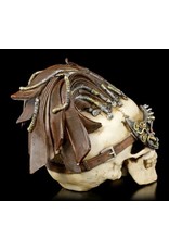 Trukado Skulls - Stempunk  Masked Skull with Dreads large