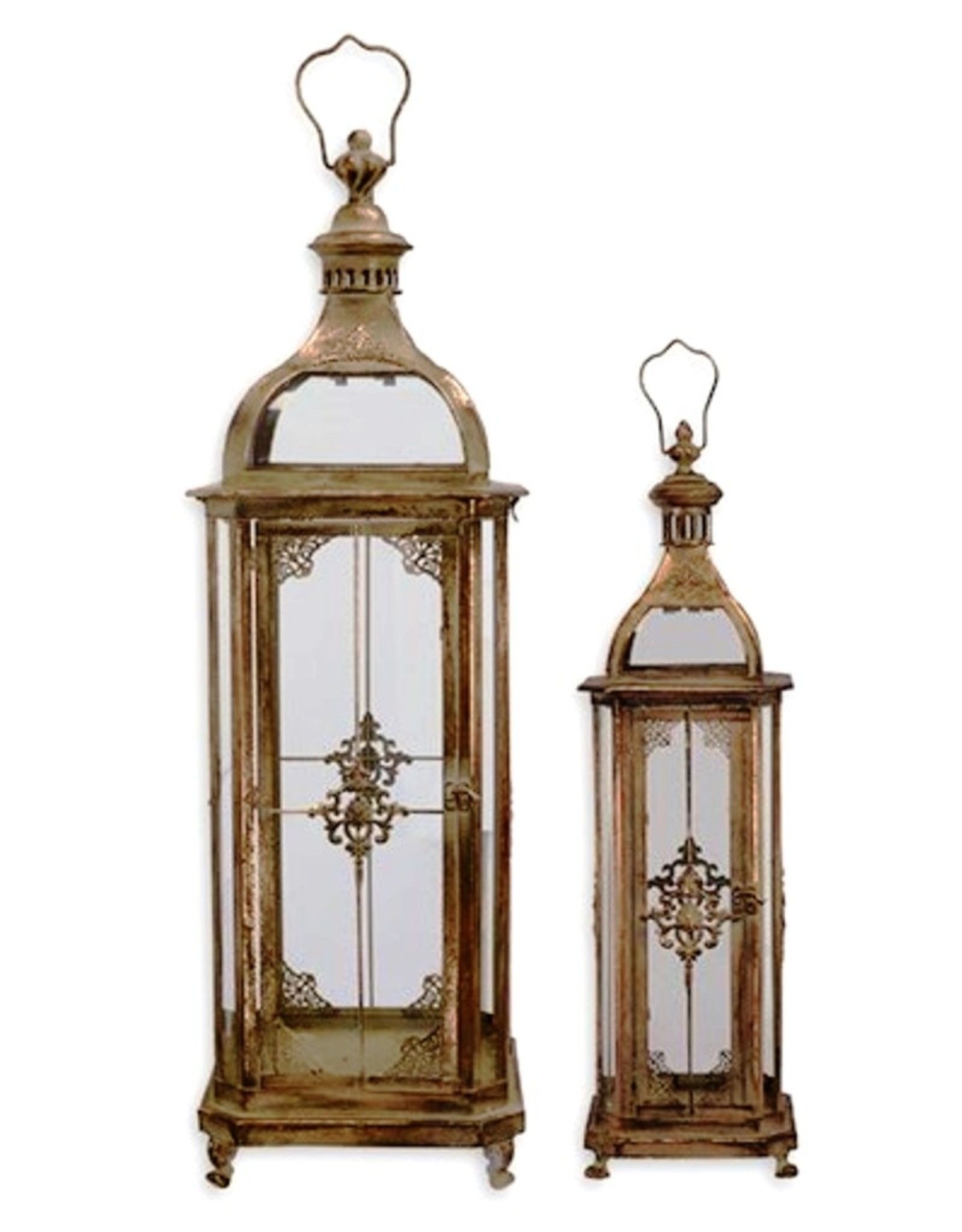 Trukado Miscellaneous - A Pair of Tin Lanterns Baroque