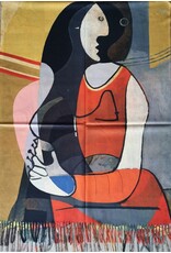 Miscellaneous - Pablo Picasso shawl Seated Woman double sided print