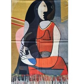 Pablo Picasso shawl Seated Woman double sided print
