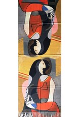 Miscellaneous - Pablo Picasso shawl Seated Woman double sided print