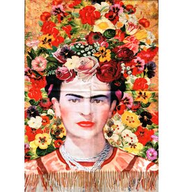 Trukado Frida Kahlo sjaal dubbelzijdig - 180cm x 70cm