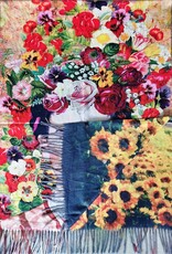 Trukado Miscellaneous -  Frida Kahlo shawl dubble sided print - 180cm x 70cm