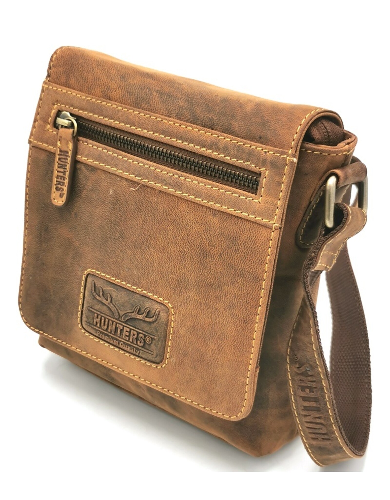 Hunters Leather Shoulder bags  Leather crossbody bags - Hunters Crossbody bag straight cover small size