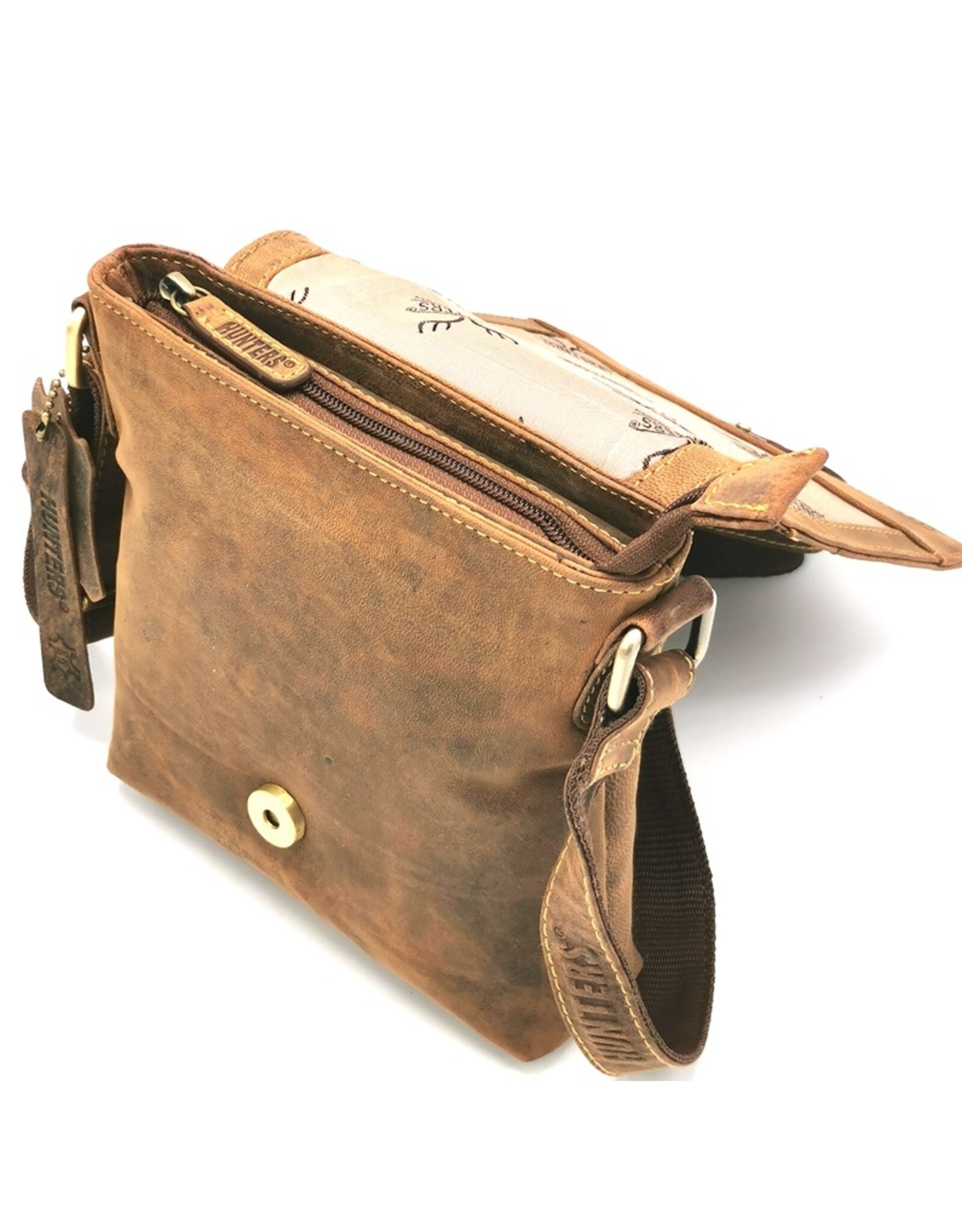 Hunters Leather Shoulder bags  Leather crossbody bags - Hunters Crossbody bag straight cover small size