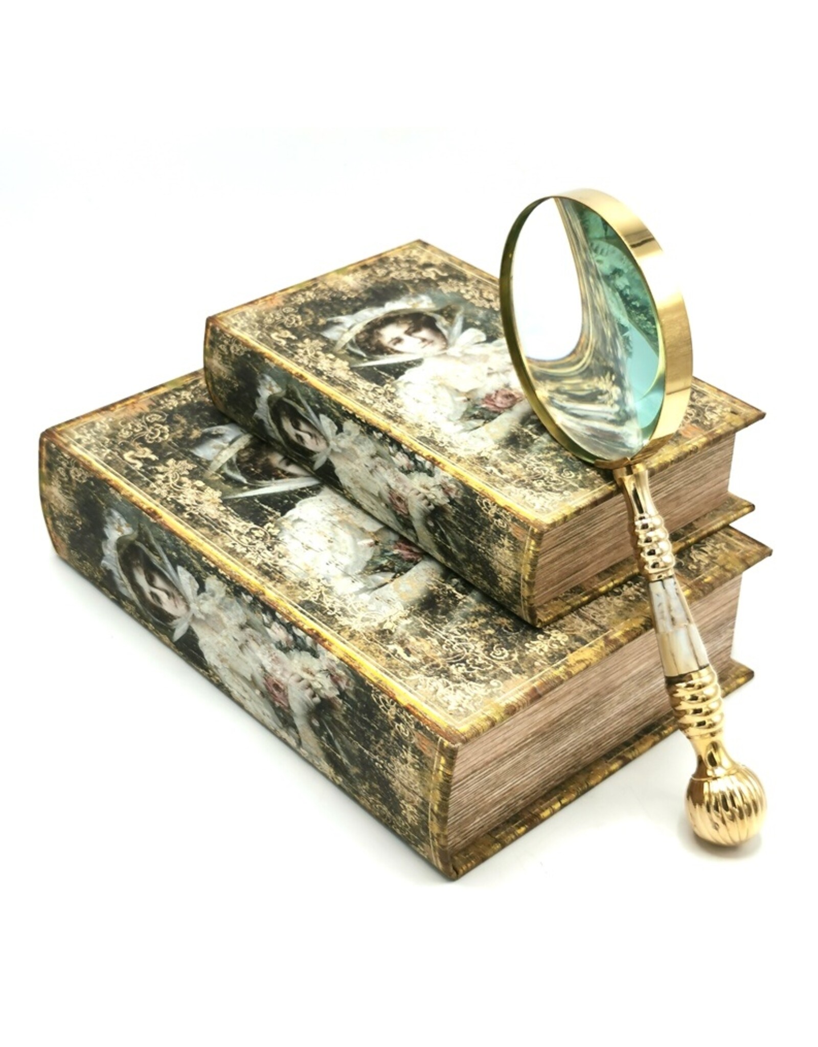 Trukado Miscellaneous - Vintage Magnifying Glass brass with pearl accents