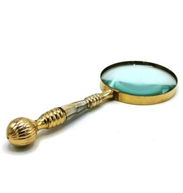 Trukado Vintage Magnifying Glass brass with pearl accents