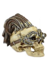 Trukado Skulls - Stempunk  Masked Skull with Dreads large