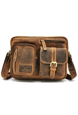 Hunters Leren schoudertassen Leren crossbody tassen - Hunters Schoudertas Hunter Buffelleer