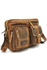 Hunters Leren schoudertassen Leren crossbody tassen - Hunters Schoudertas Hunter Buffelleer