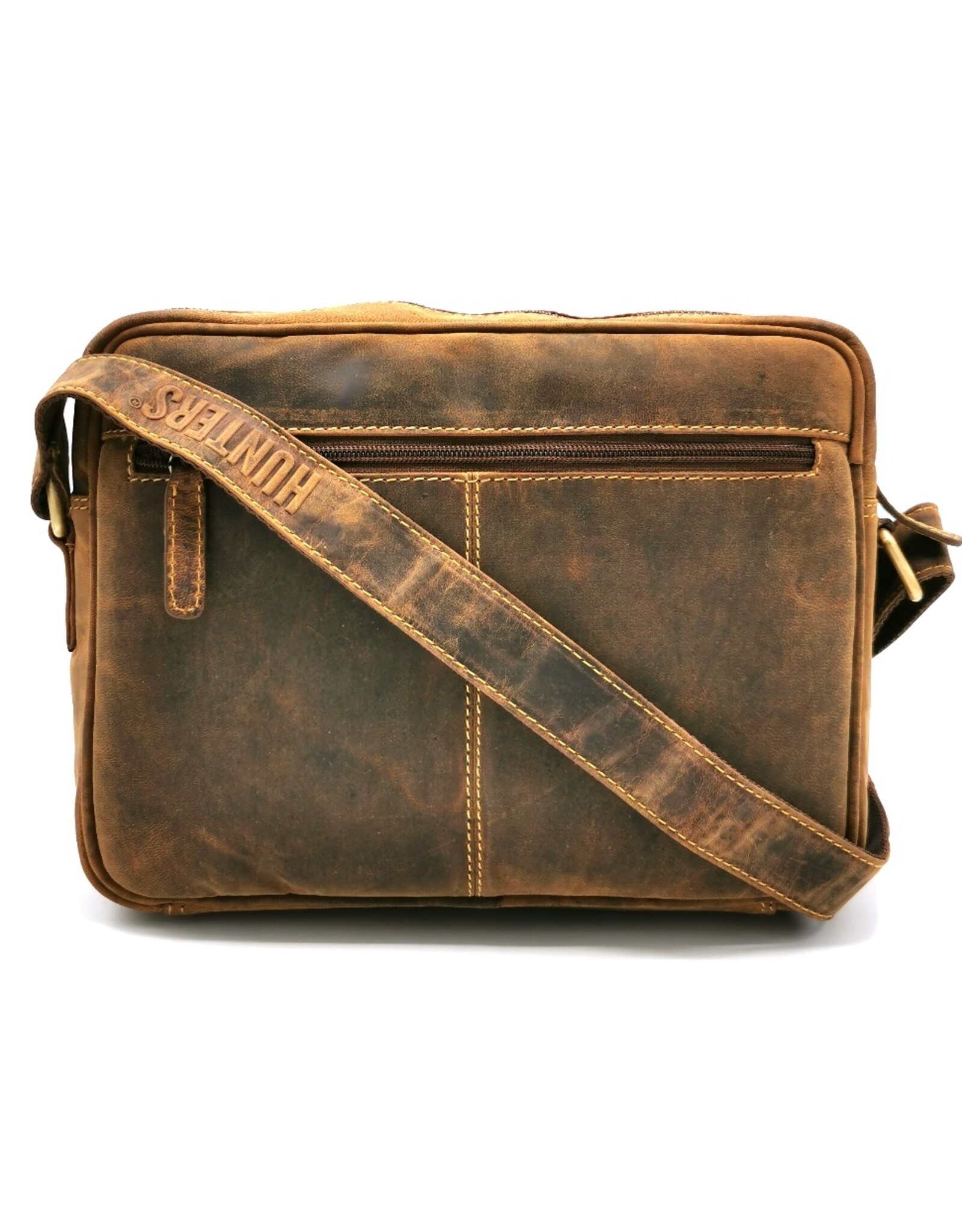 Hunters Leren schoudertassen Leren crossbody tassen - Hunters Schoudertas Hunter Buffelleer