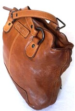 HillBurry Leather backpacks Leather shoppers - HillBurry backpack-shoulder bag  (Cognac)
