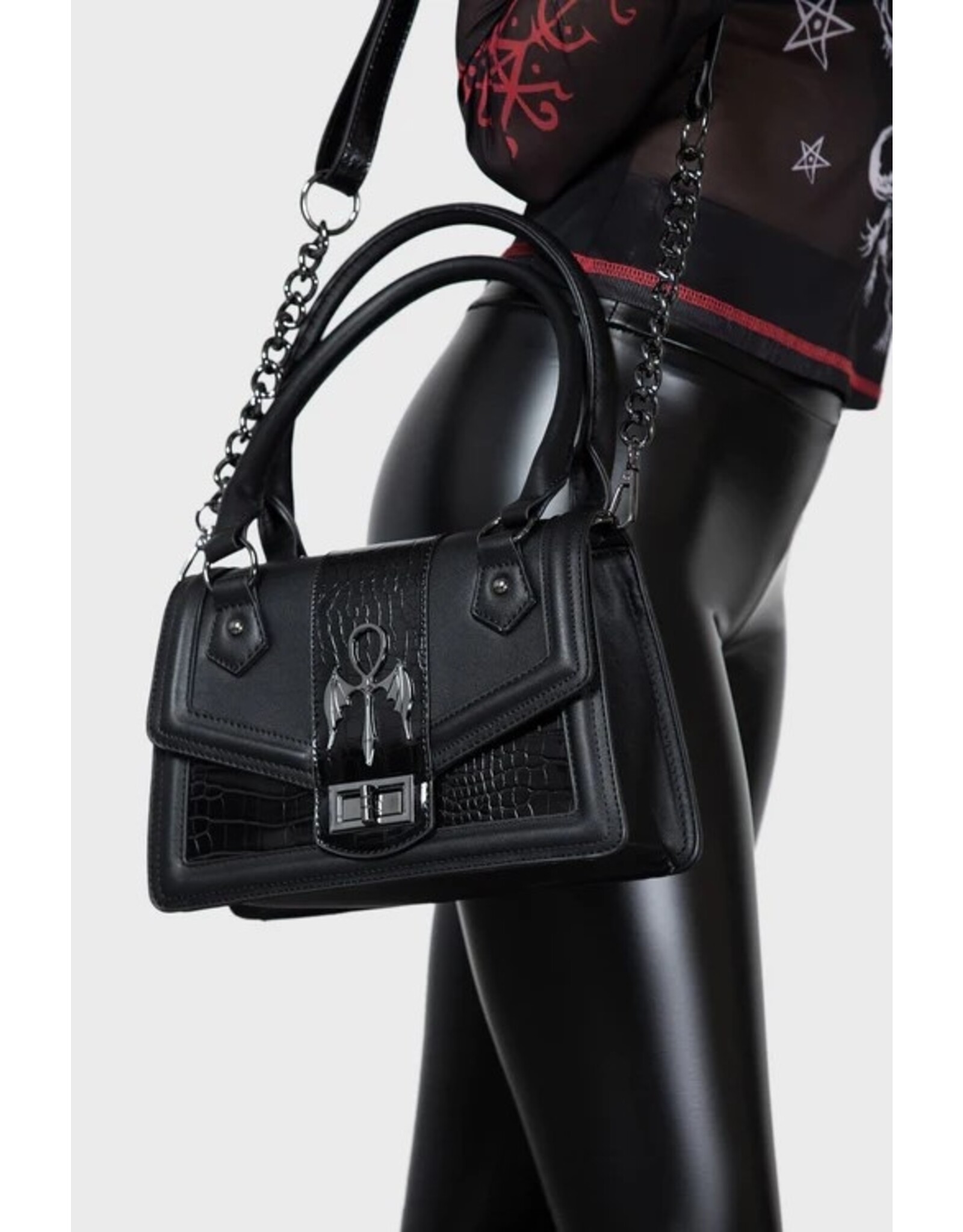 Killstar Killstar tassen en accessoires - Killstar Astaroth Handtas