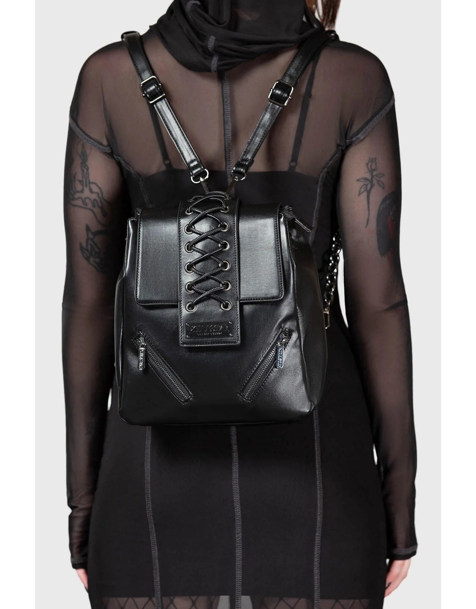 Killstar Killstar bags and accessiries - Killstar Danakil Backpack-shoulder bag