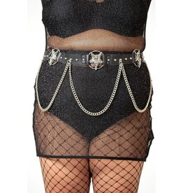 Killstar Killstar Our Inner Circle Belt Baphomet Pentagram