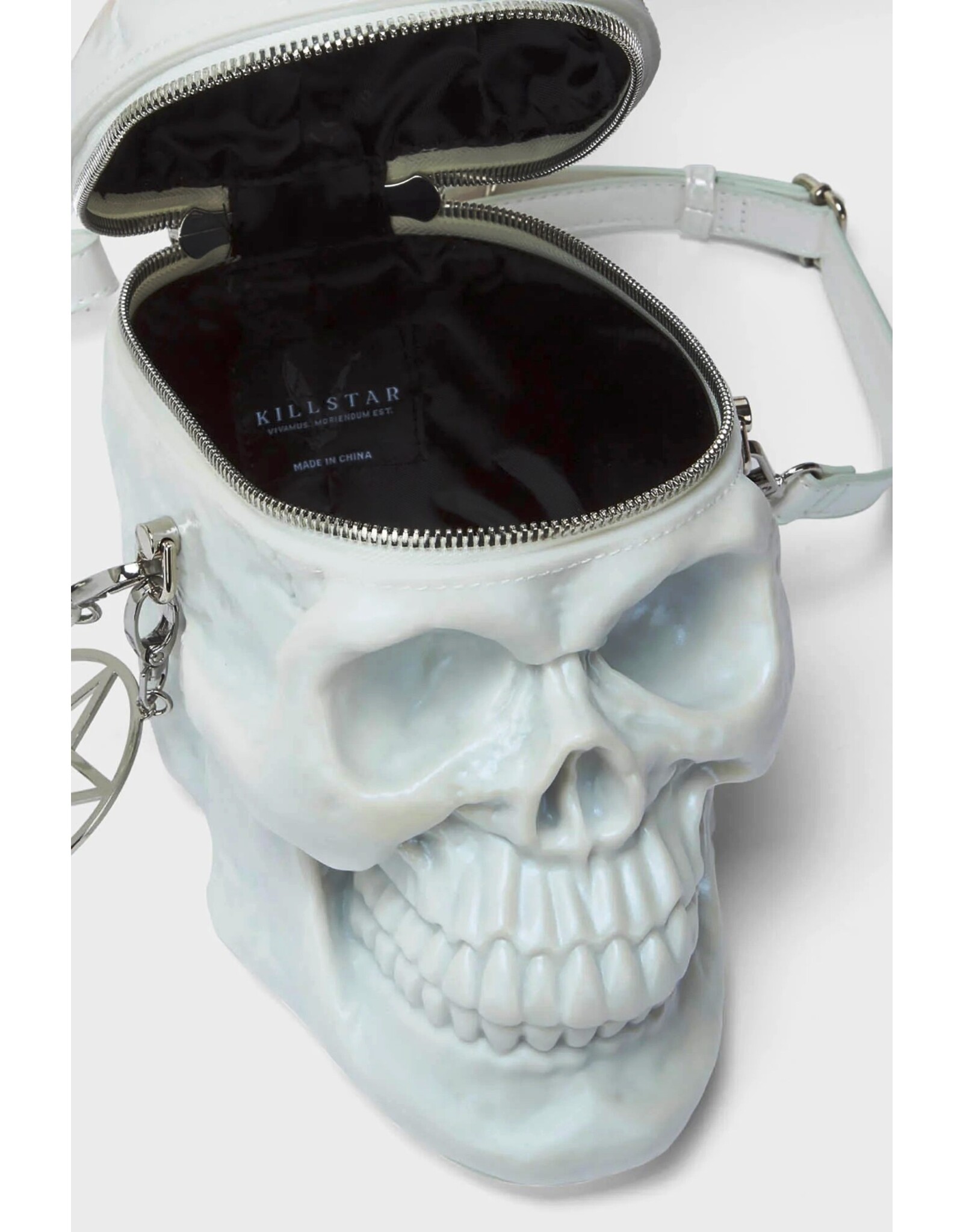 Killstar Gothic bags Steampunk bags - Killstar skull bag Grave Digger Pearl