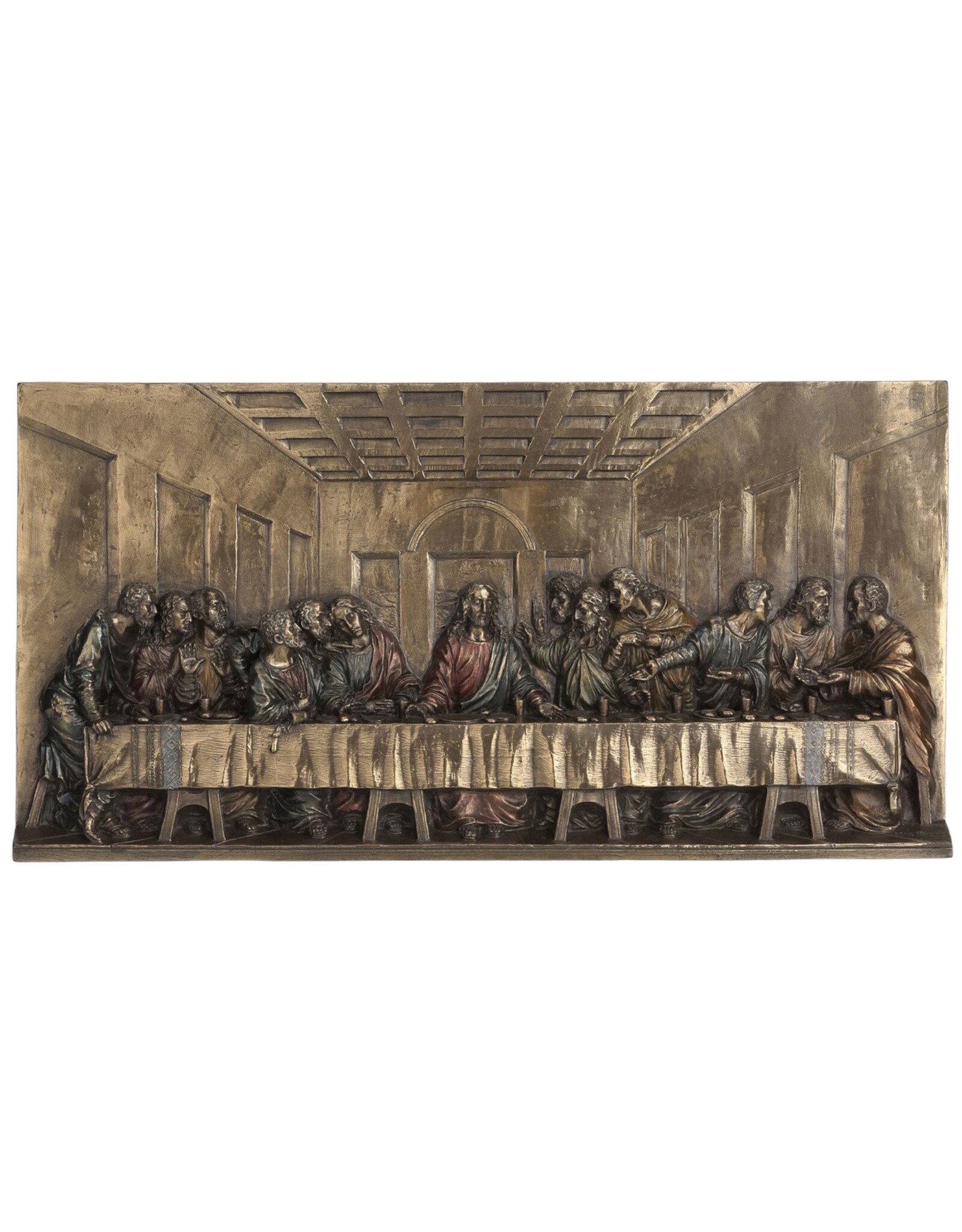 Veronese Design Giftware & Lifestyle - The Last Supper bronzed Veronese Design