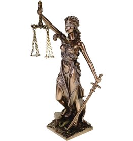 Veronese Design Justice 21cm Roman Goddess of Justice Veronese Design