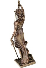 Veronese Design Giftware Beelden Collectables  - Justice Roman Goddess of Justice Veronese Design