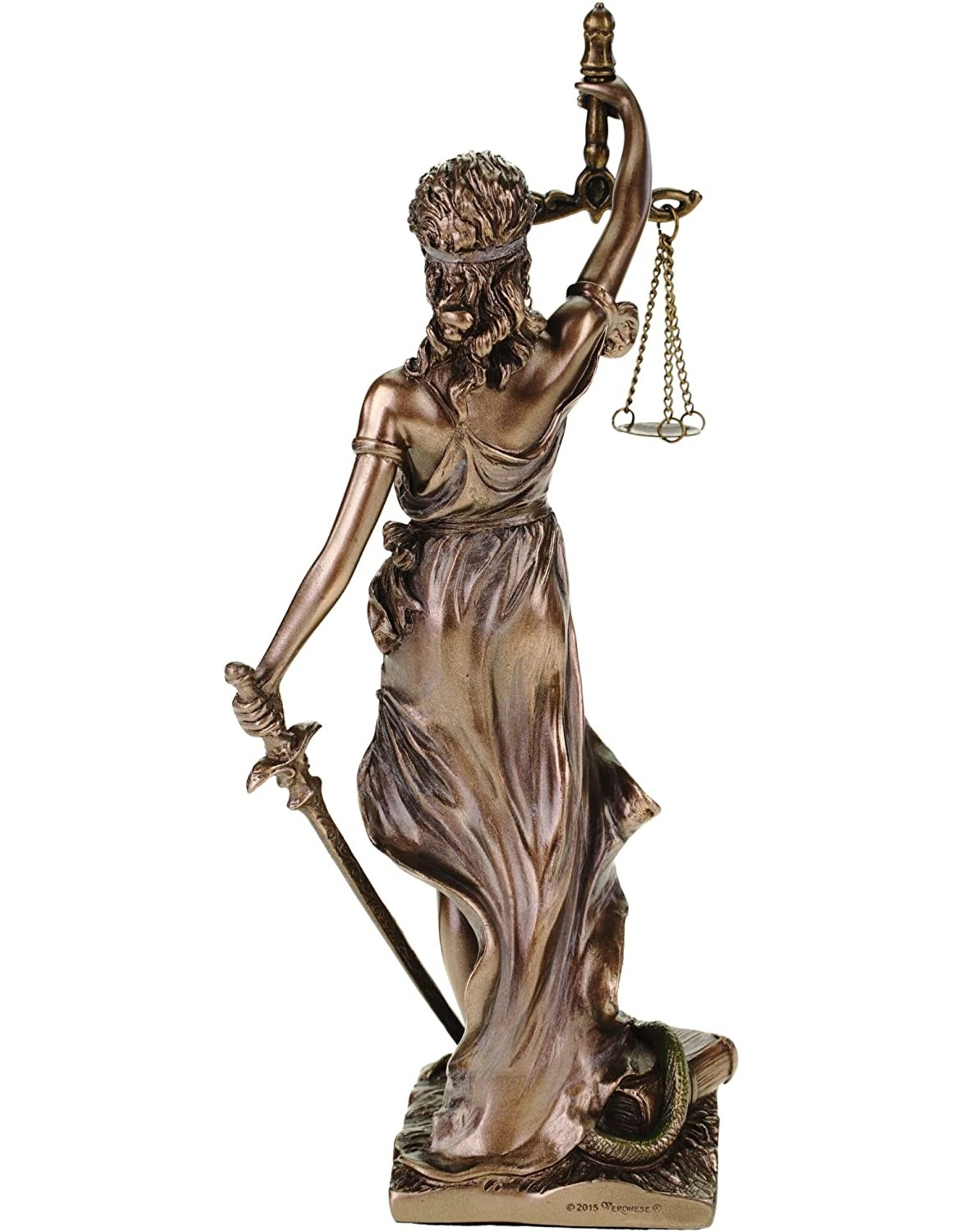 Veronese Design Giftware Figurines Collectables - Justice Roman Goddess of Justice Veronese Design