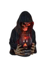 VG Giftware & Lifestyle - Grim Reaper looks into a lamp bust with LED-light