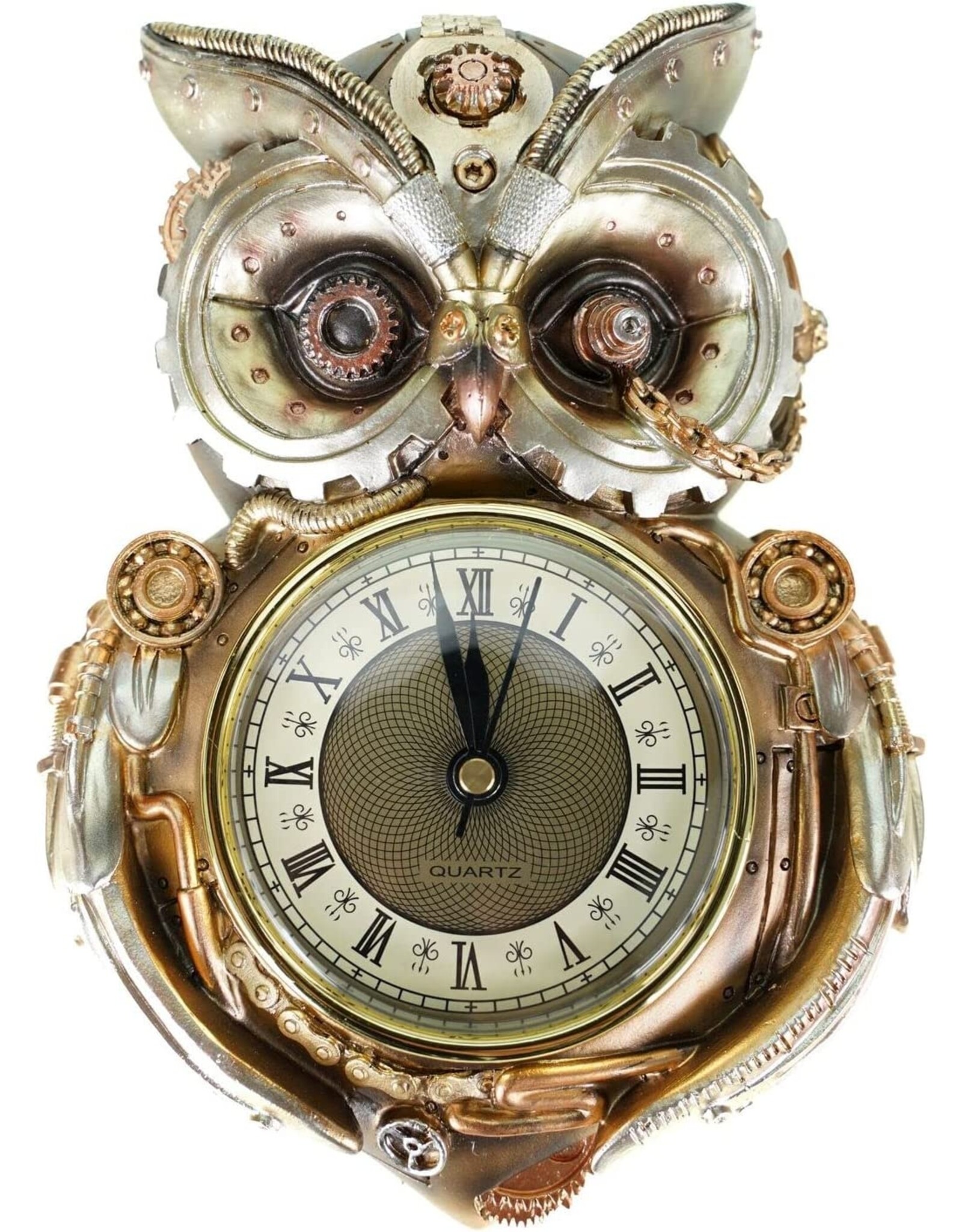 VG Giftware en Collectables - Steampunk Uil Wandklok