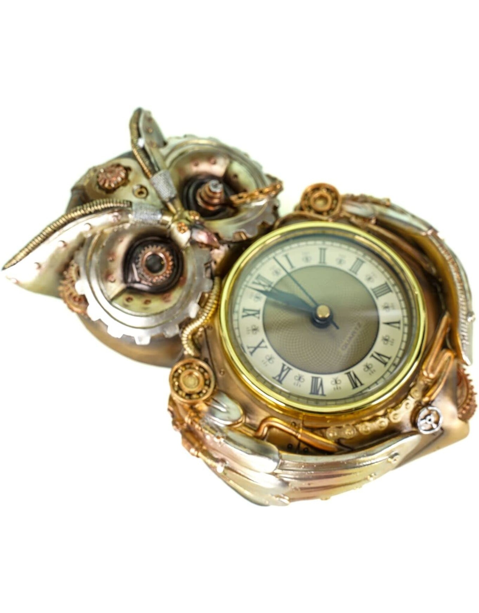 VG Giftware and Collectables - Steampunk Owl Wall Clock