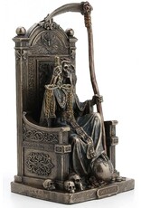 Veronese Design Giftware Beelden Collectables  - Santa Muerte zittend op Troon