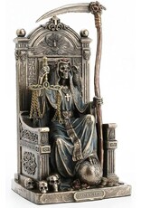 Veronese Design Giftware Figurines Collectables - Santa Muerte sitting on Throne