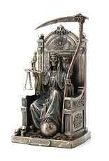 Veronese Design Giftware Beelden Collectables  - Santa Muerte zittend op Troon