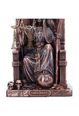 Veronese Design Giftware Figurines Collectables - Santa Muerte sitting on Throne