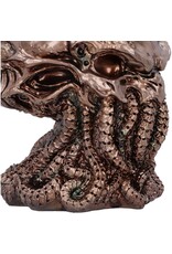 James Ryman bij Nemesis Now Giftware & Lifestyle - James Ryman Cthulhu Skull Bronzed 20cm