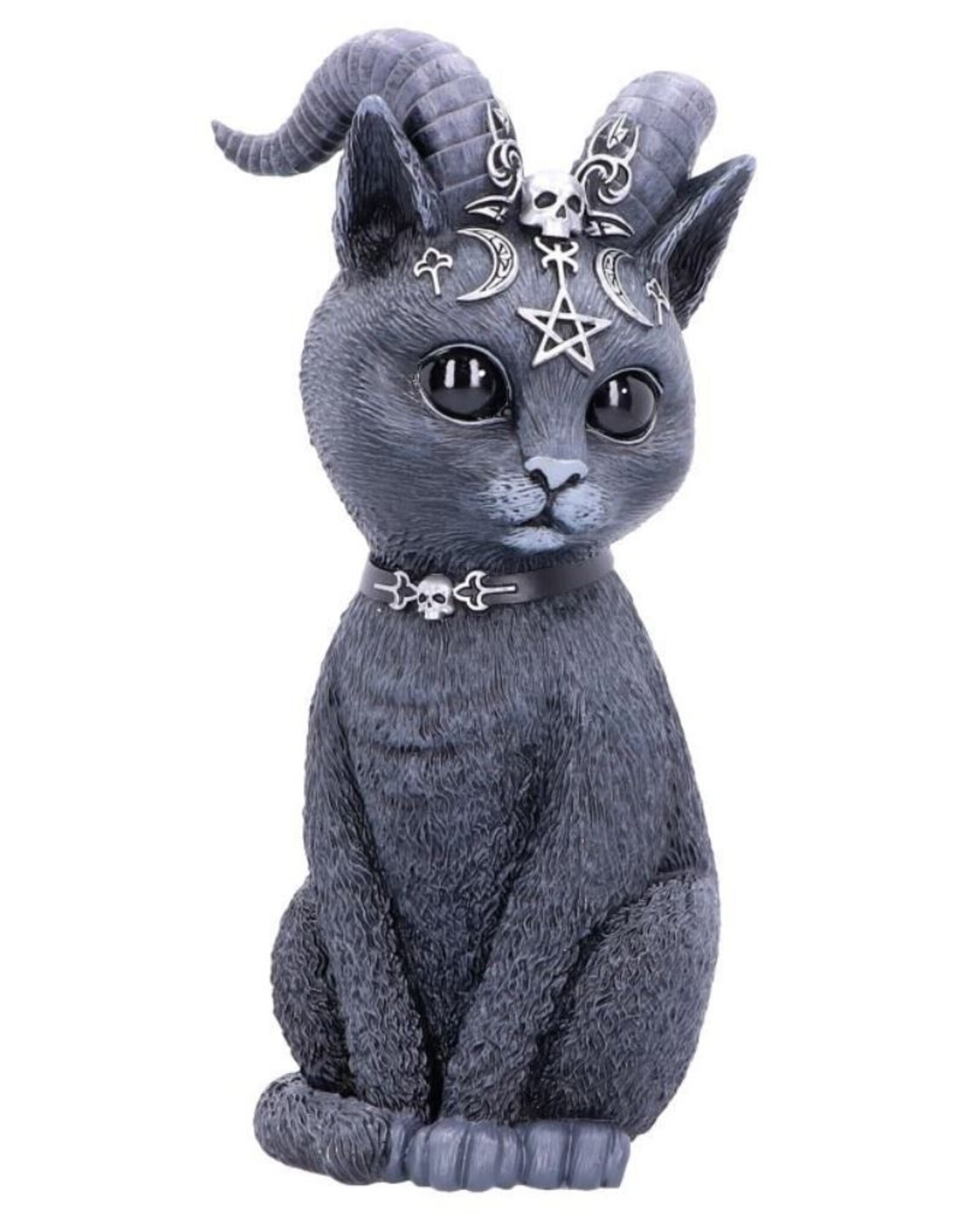 NemesisNow Giftware & Lifestyle - Cult Cuties Pawzuph Large Horned Occult Cat