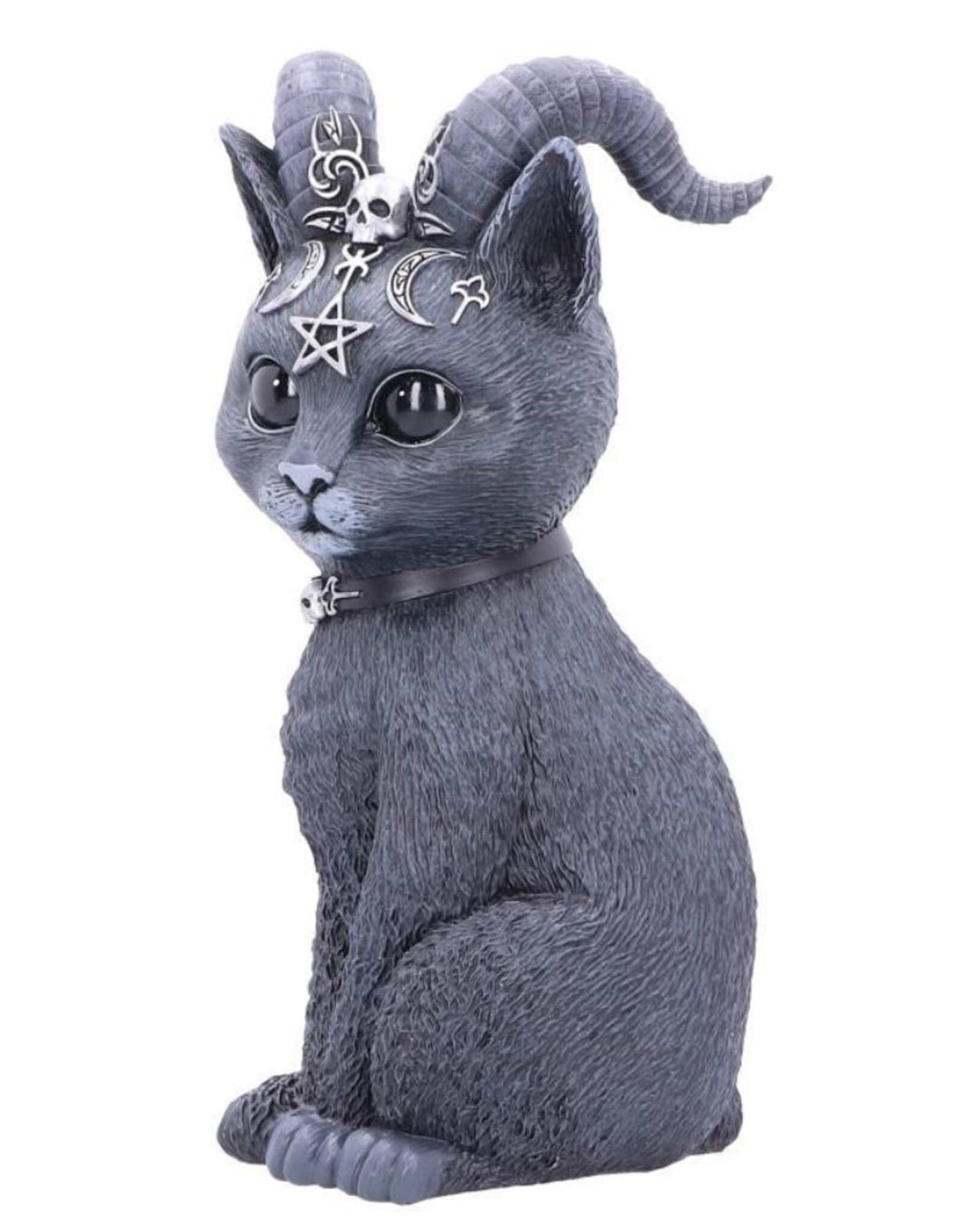 NemesisNow Giftware & Lifestyle - Cult Cuties Pawzuph Large Horned Occult Cat