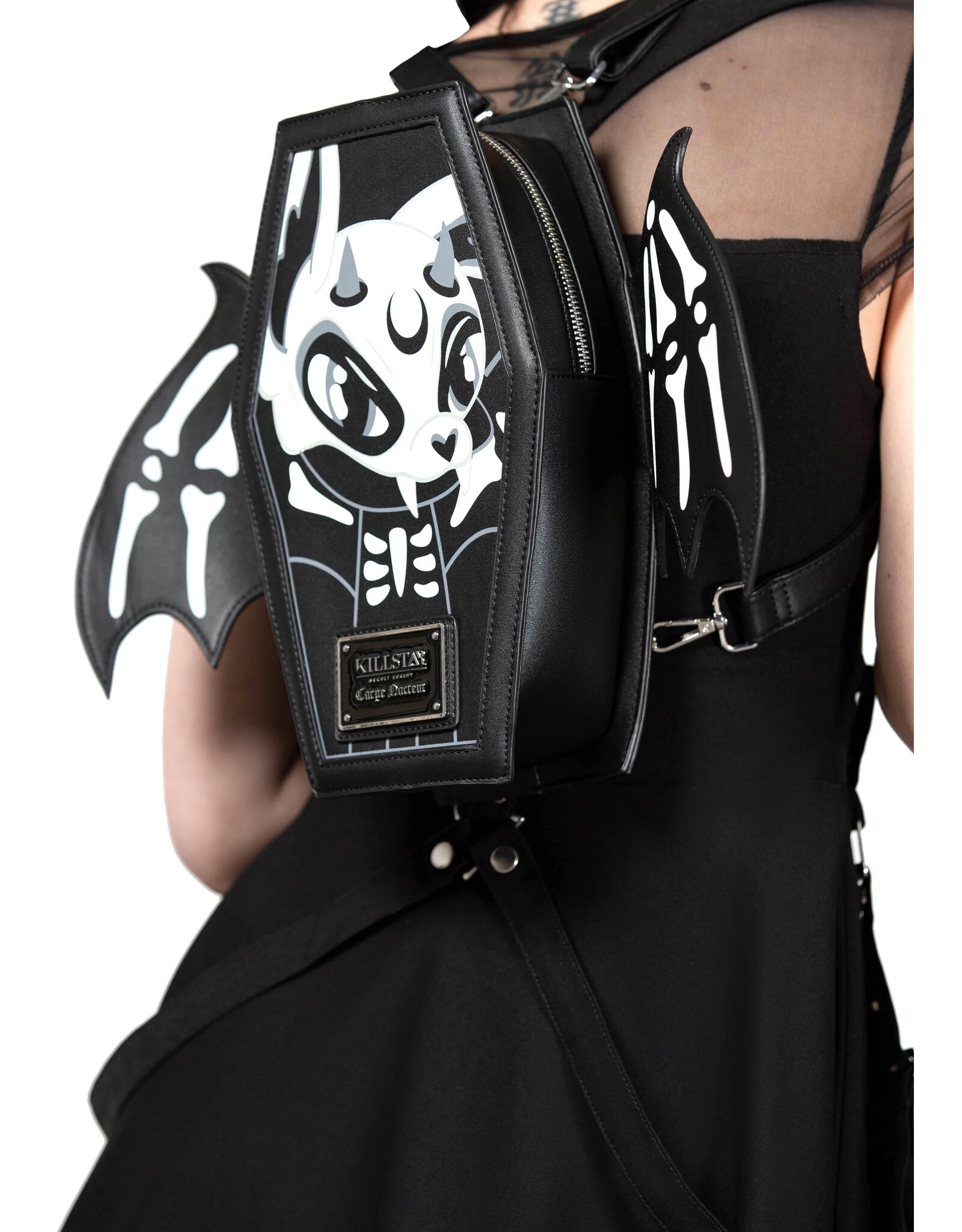 Killstar Gothic Steampunk - Killstar Batbone Bat Skeleton Backpack